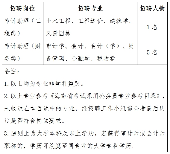 秀洲区审计局招聘公告详解